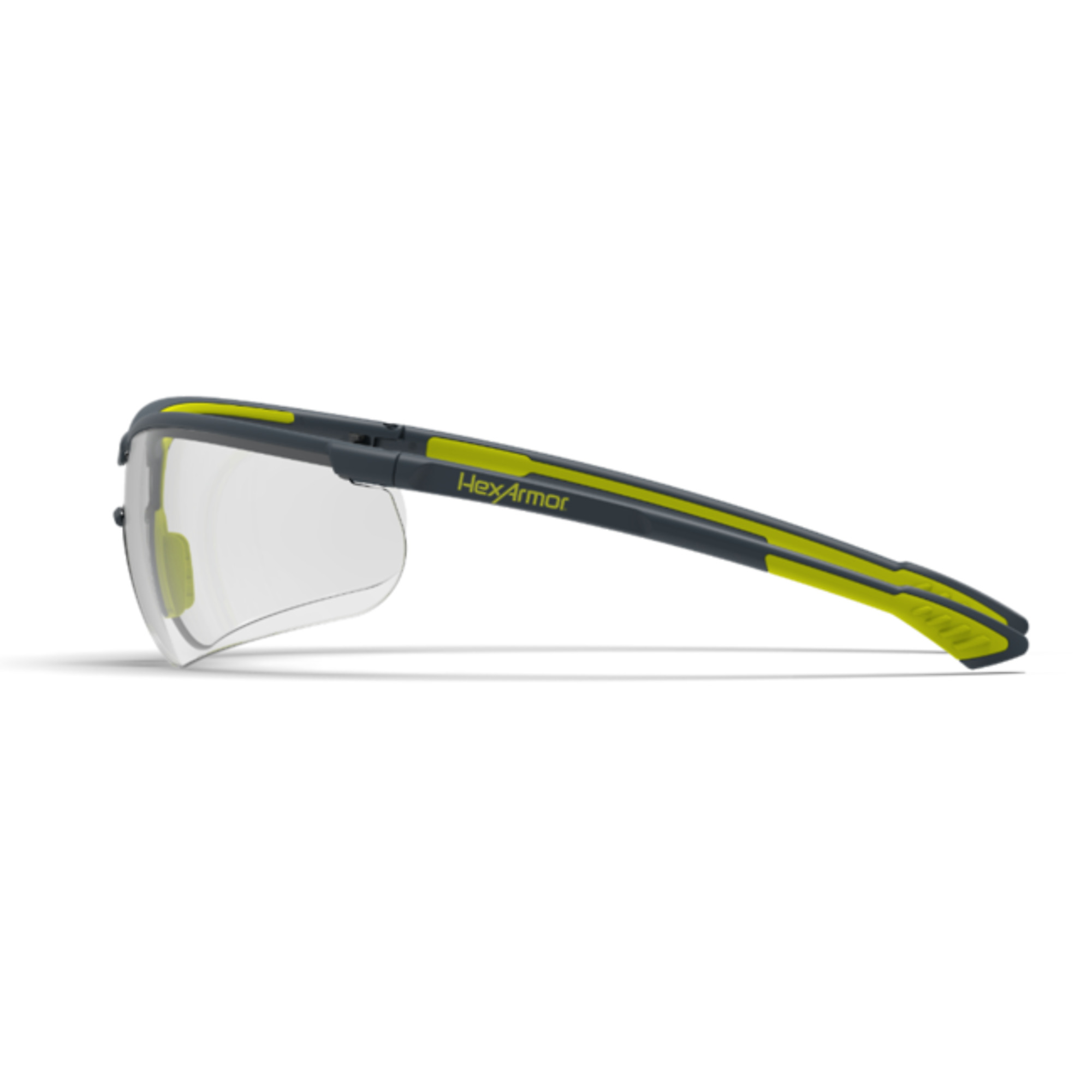 VS250 Anti-Fog Safety Glasses, Clear, TruShield®2SF, Gray/Lime